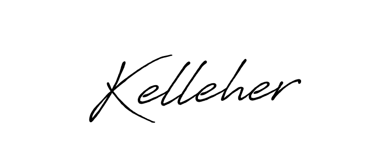 How to make Kelleher name signature. Use Antro_Vectra_Bolder style for creating short signs online. This is the latest handwritten sign. Kelleher signature style 7 images and pictures png