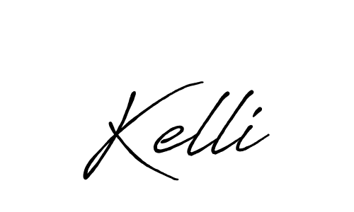 Use a signature maker to create a handwritten signature online. With this signature software, you can design (Antro_Vectra_Bolder) your own signature for name Kelli. Kelli signature style 7 images and pictures png