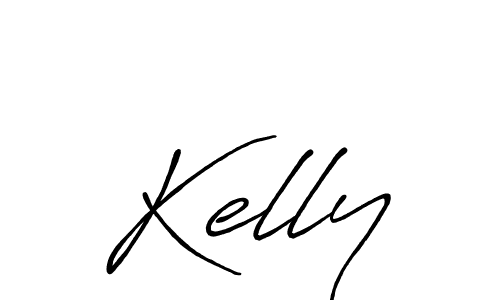 Create a beautiful signature design for name Kelly. With this signature (Antro_Vectra_Bolder) fonts, you can make a handwritten signature for free. Kelly signature style 7 images and pictures png