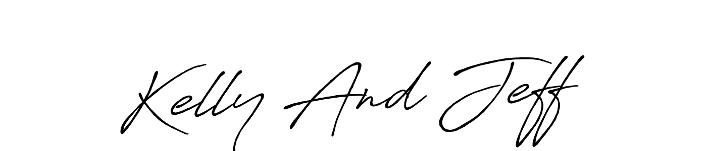 How to Draw Kelly And Jeff signature style? Antro_Vectra_Bolder is a latest design signature styles for name Kelly And Jeff. Kelly And Jeff signature style 7 images and pictures png