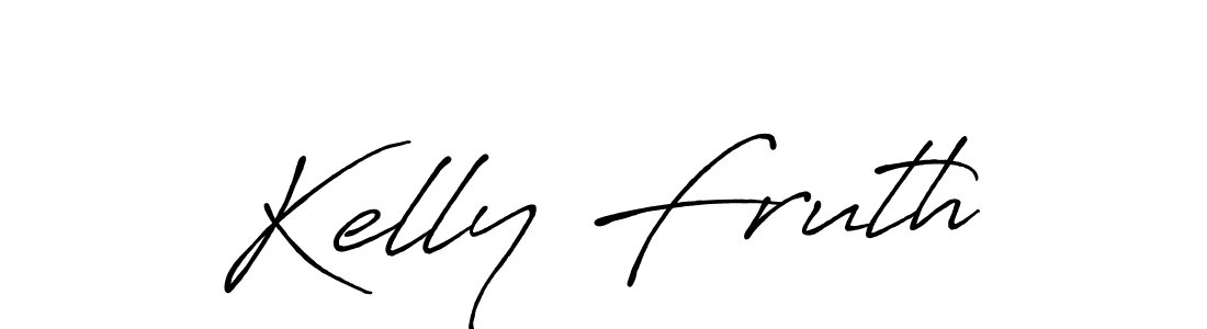 Also we have Kelly Fruth name is the best signature style. Create professional handwritten signature collection using Antro_Vectra_Bolder autograph style. Kelly Fruth signature style 7 images and pictures png