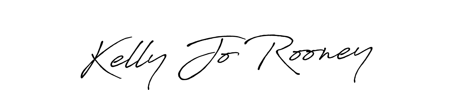 You should practise on your own different ways (Antro_Vectra_Bolder) to write your name (Kelly Jo Rooney) in signature. don't let someone else do it for you. Kelly Jo Rooney signature style 7 images and pictures png