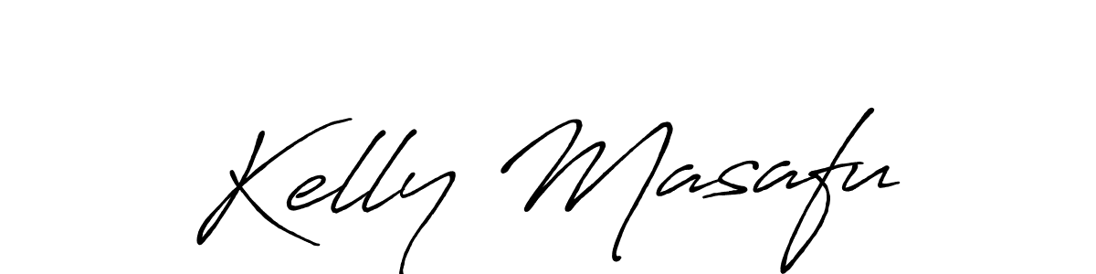 Kelly Masafu stylish signature style. Best Handwritten Sign (Antro_Vectra_Bolder) for my name. Handwritten Signature Collection Ideas for my name Kelly Masafu. Kelly Masafu signature style 7 images and pictures png