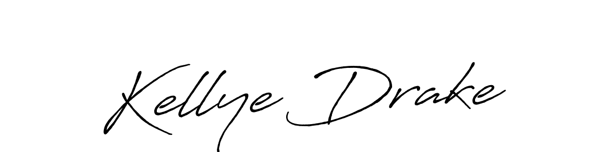 Design your own signature with our free online signature maker. With this signature software, you can create a handwritten (Antro_Vectra_Bolder) signature for name Kellye Drake. Kellye Drake signature style 7 images and pictures png