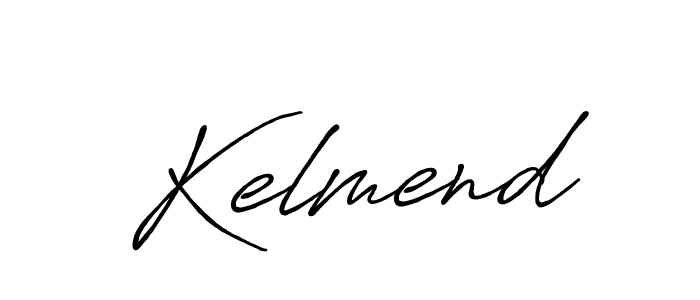 Design your own signature with our free online signature maker. With this signature software, you can create a handwritten (Antro_Vectra_Bolder) signature for name Kelmend. Kelmend signature style 7 images and pictures png