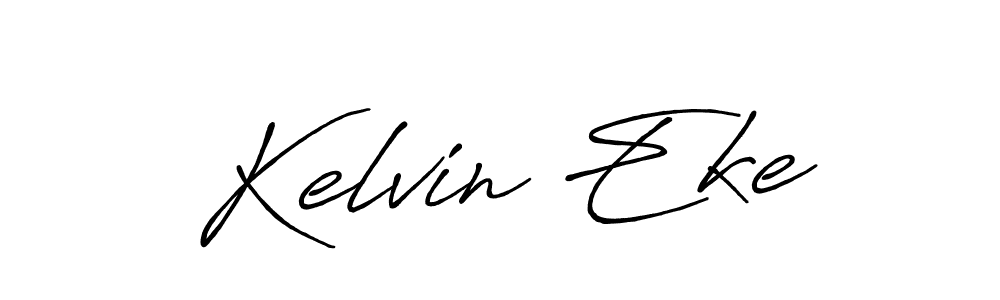 How to make Kelvin Eke name signature. Use Antro_Vectra_Bolder style for creating short signs online. This is the latest handwritten sign. Kelvin Eke signature style 7 images and pictures png