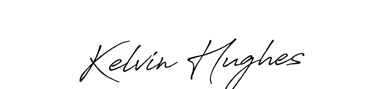 Create a beautiful signature design for name Kelvin Hughes. With this signature (Antro_Vectra_Bolder) fonts, you can make a handwritten signature for free. Kelvin Hughes signature style 7 images and pictures png
