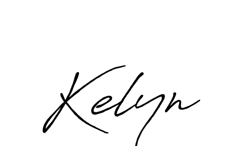 Design your own signature with our free online signature maker. With this signature software, you can create a handwritten (Antro_Vectra_Bolder) signature for name Kelyn. Kelyn signature style 7 images and pictures png