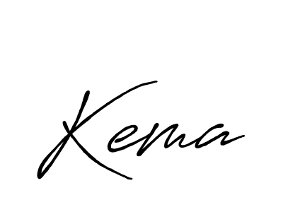 How to make Kema name signature. Use Antro_Vectra_Bolder style for creating short signs online. This is the latest handwritten sign. Kema signature style 7 images and pictures png