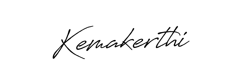 Kemakerthi stylish signature style. Best Handwritten Sign (Antro_Vectra_Bolder) for my name. Handwritten Signature Collection Ideas for my name Kemakerthi. Kemakerthi signature style 7 images and pictures png