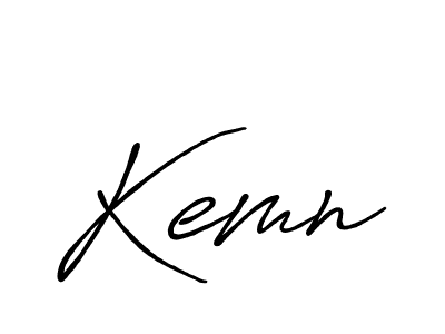 Once you've used our free online signature maker to create your best signature Antro_Vectra_Bolder style, it's time to enjoy all of the benefits that Kemn name signing documents. Kemn signature style 7 images and pictures png