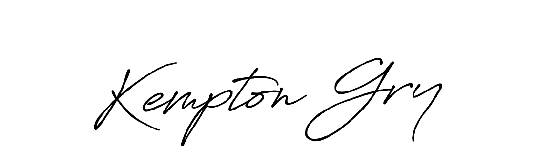 How to make Kempton Gry name signature. Use Antro_Vectra_Bolder style for creating short signs online. This is the latest handwritten sign. Kempton Gry signature style 7 images and pictures png