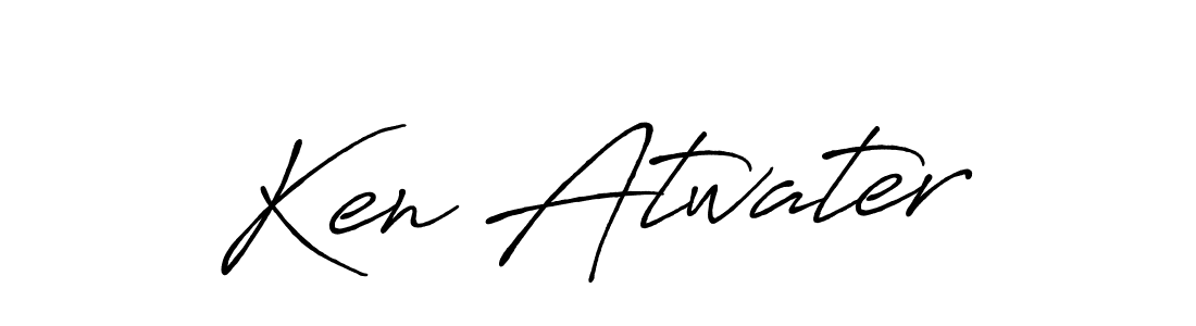 Make a beautiful signature design for name Ken Atwater. Use this online signature maker to create a handwritten signature for free. Ken Atwater signature style 7 images and pictures png