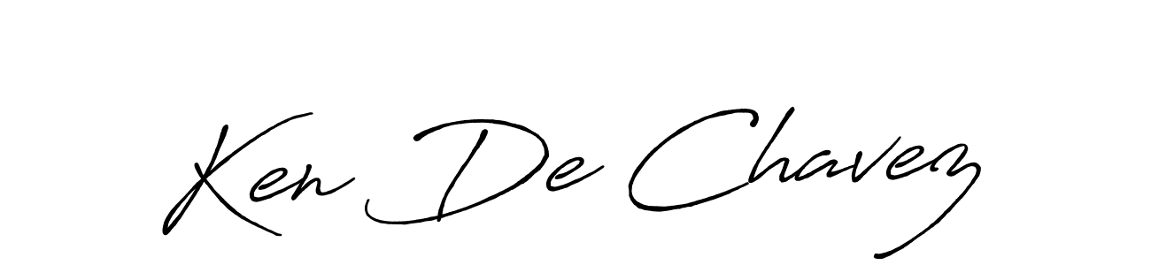 How to Draw Ken De Chavez signature style? Antro_Vectra_Bolder is a latest design signature styles for name Ken De Chavez. Ken De Chavez signature style 7 images and pictures png