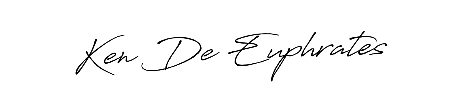 The best way (Antro_Vectra_Bolder) to make a short signature is to pick only two or three words in your name. The name Ken De Euphrates include a total of six letters. For converting this name. Ken De Euphrates signature style 7 images and pictures png