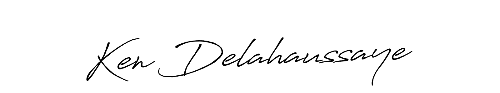 Also we have Ken Delahaussaye name is the best signature style. Create professional handwritten signature collection using Antro_Vectra_Bolder autograph style. Ken Delahaussaye signature style 7 images and pictures png