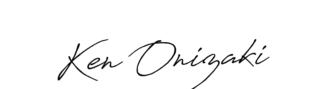 The best way (Antro_Vectra_Bolder) to make a short signature is to pick only two or three words in your name. The name Ken Onizaki include a total of six letters. For converting this name. Ken Onizaki signature style 7 images and pictures png