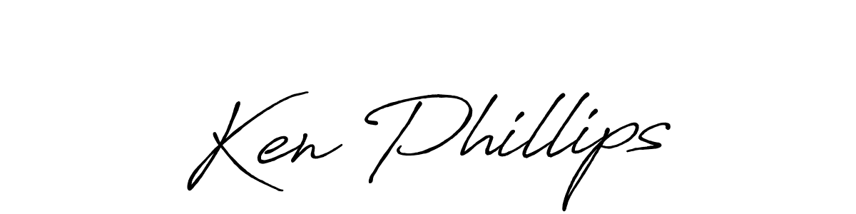 Best and Professional Signature Style for Ken Phillips. Antro_Vectra_Bolder Best Signature Style Collection. Ken Phillips signature style 7 images and pictures png