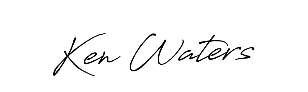 This is the best signature style for the Ken Waters name. Also you like these signature font (Antro_Vectra_Bolder). Mix name signature. Ken Waters signature style 7 images and pictures png