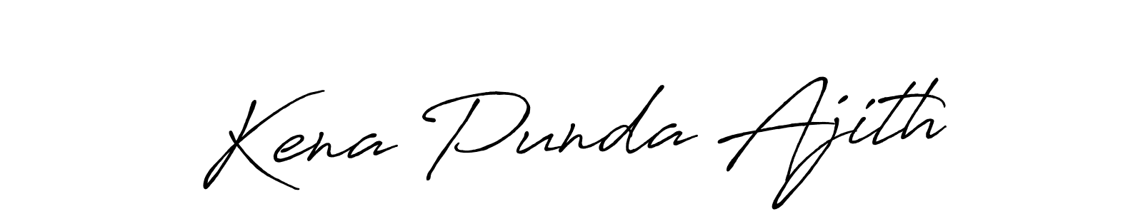 The best way (Antro_Vectra_Bolder) to make a short signature is to pick only two or three words in your name. The name Kena Punda Ajith include a total of six letters. For converting this name. Kena Punda Ajith signature style 7 images and pictures png