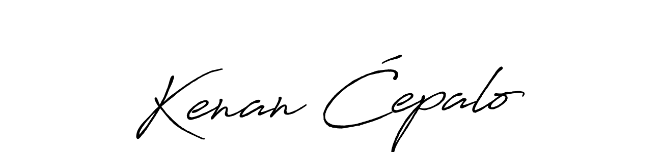 Also You can easily find your signature by using the search form. We will create Kenan Ćepalo name handwritten signature images for you free of cost using Antro_Vectra_Bolder sign style. Kenan Ćepalo signature style 7 images and pictures png