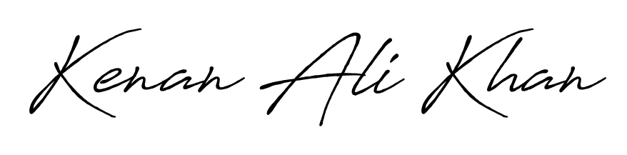 A classic penmanship look for Kenan Ali Khan. The Antro_Vectra_Bolder font brings timeless elegance and confidence to every signed document. Kenan Ali Khan signature style 7 images and pictures png