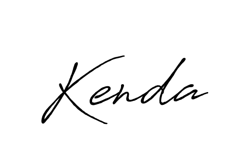 It looks lik you need a new signature style for name Kenda. Design unique handwritten (Antro_Vectra_Bolder) signature with our free signature maker in just a few clicks. Kenda signature style 7 images and pictures png