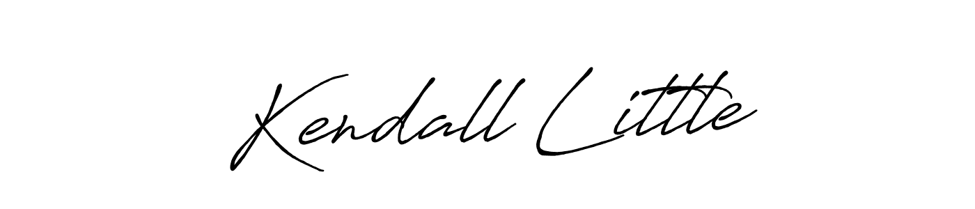 Create a beautiful signature design for name Kendall Little. With this signature (Antro_Vectra_Bolder) fonts, you can make a handwritten signature for free. Kendall Little signature style 7 images and pictures png