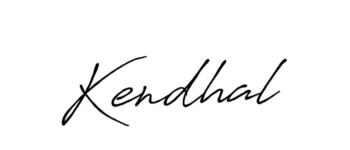 Make a beautiful signature design for name Kendhal. With this signature (Antro_Vectra_Bolder) style, you can create a handwritten signature for free. Kendhal signature style 7 images and pictures png