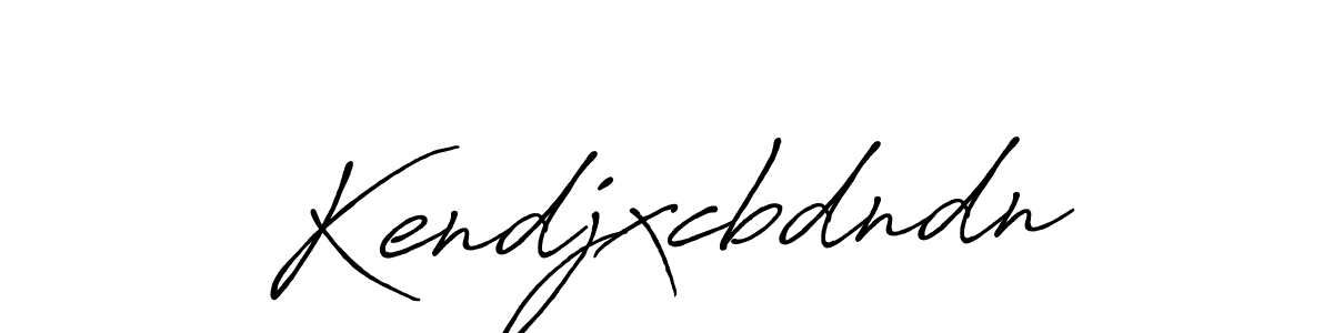 Make a beautiful signature design for name Kendjxcbdndn. With this signature (Antro_Vectra_Bolder) style, you can create a handwritten signature for free. Kendjxcbdndn signature style 7 images and pictures png