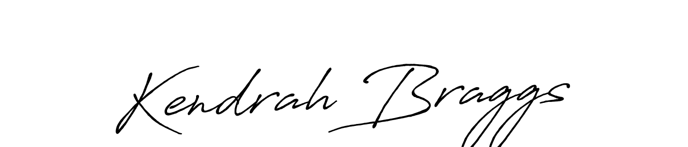 Design your own signature with our free online signature maker. With this signature software, you can create a handwritten (Antro_Vectra_Bolder) signature for name Kendrah Braggs. Kendrah Braggs signature style 7 images and pictures png