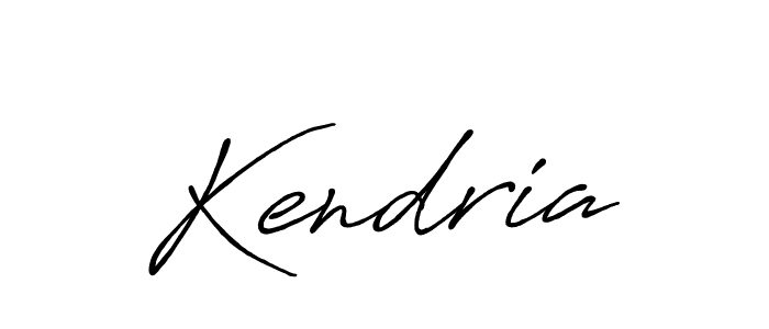 Also we have Kendria name is the best signature style. Create professional handwritten signature collection using Antro_Vectra_Bolder autograph style. Kendria signature style 7 images and pictures png