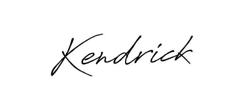 Design your own signature with our free online signature maker. With this signature software, you can create a handwritten (Antro_Vectra_Bolder) signature for name Kendrick. Kendrick signature style 7 images and pictures png