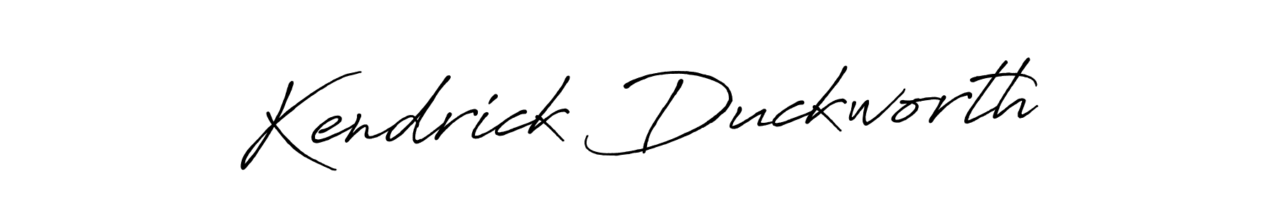 Kendrick Duckworth stylish signature style. Best Handwritten Sign (Antro_Vectra_Bolder) for my name. Handwritten Signature Collection Ideas for my name Kendrick Duckworth. Kendrick Duckworth signature style 7 images and pictures png