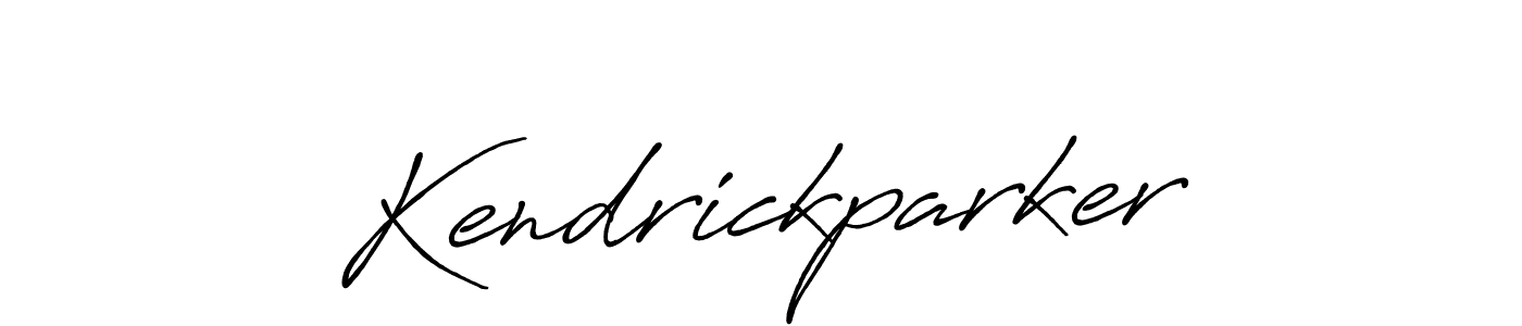 Create a beautiful signature design for name Kendrickparker. With this signature (Antro_Vectra_Bolder) fonts, you can make a handwritten signature for free. Kendrickparker signature style 7 images and pictures png