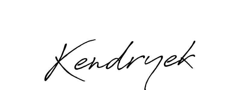 Also we have Kendryek name is the best signature style. Create professional handwritten signature collection using Antro_Vectra_Bolder autograph style. Kendryek signature style 7 images and pictures png