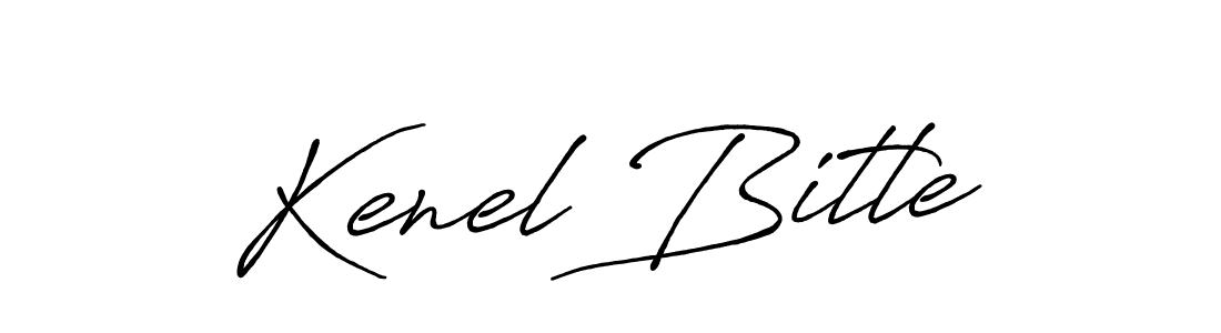 Design your own signature with our free online signature maker. With this signature software, you can create a handwritten (Antro_Vectra_Bolder) signature for name Kenel Bitle. Kenel Bitle signature style 7 images and pictures png