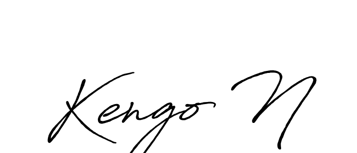 Antro_Vectra_Bolder is a professional signature style that is perfect for those who want to add a touch of class to their signature. It is also a great choice for those who want to make their signature more unique. Get Kengo N name to fancy signature for free. Kengo N signature style 7 images and pictures png