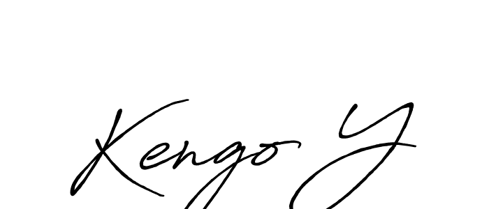 You can use this online signature creator to create a handwritten signature for the name Kengo Y. This is the best online autograph maker. Kengo Y signature style 7 images and pictures png