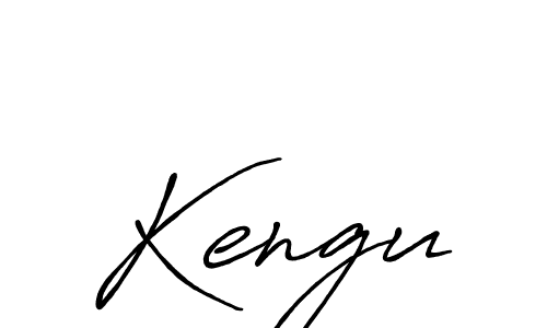 Create a beautiful signature design for name Kengu. With this signature (Antro_Vectra_Bolder) fonts, you can make a handwritten signature for free. Kengu signature style 7 images and pictures png