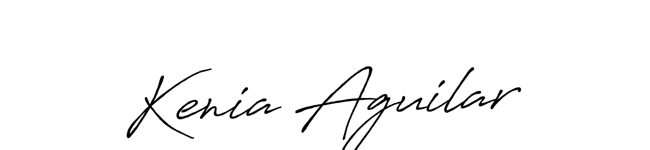 The best way (Antro_Vectra_Bolder) to make a short signature is to pick only two or three words in your name. The name Kenia Aguilar include a total of six letters. For converting this name. Kenia Aguilar signature style 7 images and pictures png