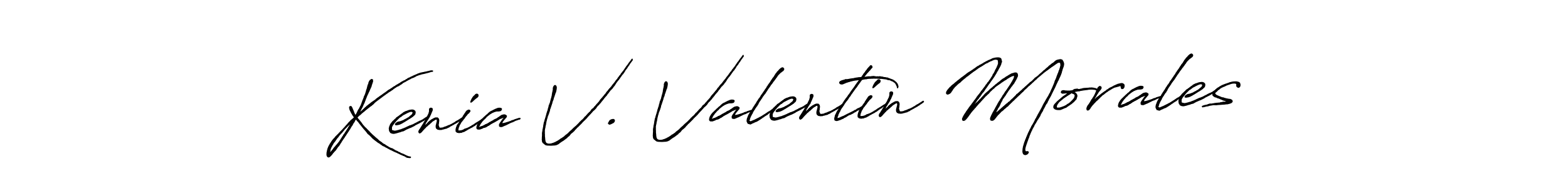 How to make Kenia V. Valentin Morales signature? Antro_Vectra_Bolder is a professional autograph style. Create handwritten signature for Kenia V. Valentin Morales name. Kenia V. Valentin Morales signature style 7 images and pictures png