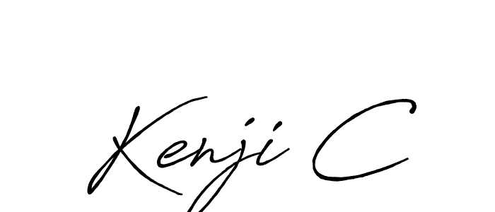 Antro_Vectra_Bolder is a professional signature style that is perfect for those who want to add a touch of class to their signature. It is also a great choice for those who want to make their signature more unique. Get Kenji C name to fancy signature for free. Kenji C signature style 7 images and pictures png