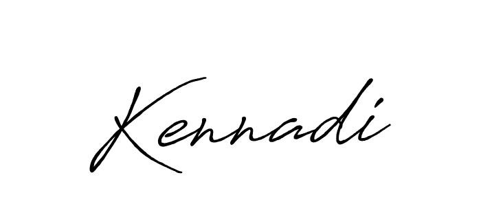 Once you've used our free online signature maker to create your best signature Antro_Vectra_Bolder style, it's time to enjoy all of the benefits that Kennadi name signing documents. Kennadi signature style 7 images and pictures png