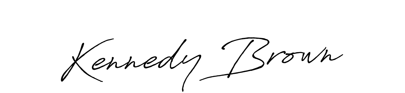 Make a beautiful signature design for name Kennedy Brown. With this signature (Antro_Vectra_Bolder) style, you can create a handwritten signature for free. Kennedy Brown signature style 7 images and pictures png