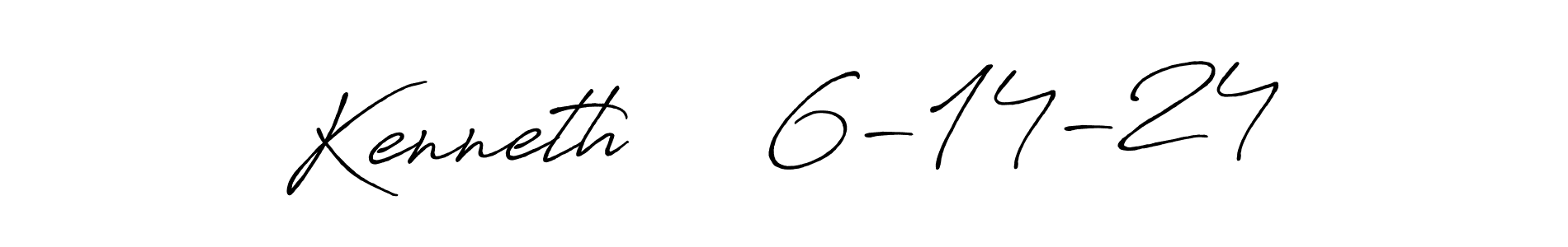 You should practise on your own different ways (Antro_Vectra_Bolder) to write your name (Kenneth     6-14-24) in signature. don't let someone else do it for you. Kenneth     6-14-24 signature style 7 images and pictures png
