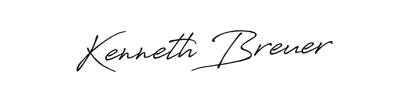 It looks lik you need a new signature style for name Kenneth Breuer. Design unique handwritten (Antro_Vectra_Bolder) signature with our free signature maker in just a few clicks. Kenneth Breuer signature style 7 images and pictures png
