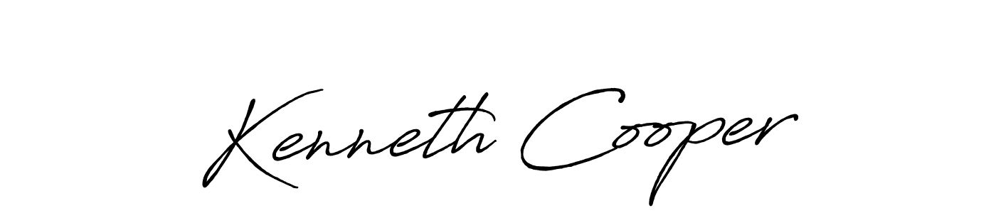 Use a signature maker to create a handwritten signature online. With this signature software, you can design (Antro_Vectra_Bolder) your own signature for name Kenneth Cooper. Kenneth Cooper signature style 7 images and pictures png
