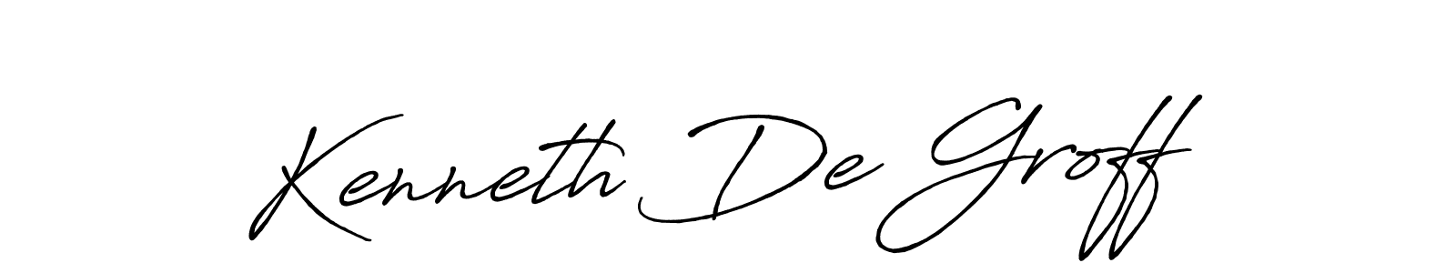 Use a signature maker to create a handwritten signature online. With this signature software, you can design (Antro_Vectra_Bolder) your own signature for name Kenneth De Groff. Kenneth De Groff signature style 7 images and pictures png