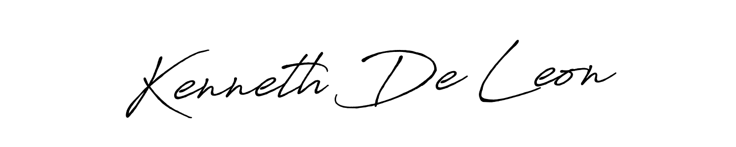 Similarly Antro_Vectra_Bolder is the best handwritten signature design. Signature creator online .You can use it as an online autograph creator for name Kenneth De Leon. Kenneth De Leon signature style 7 images and pictures png